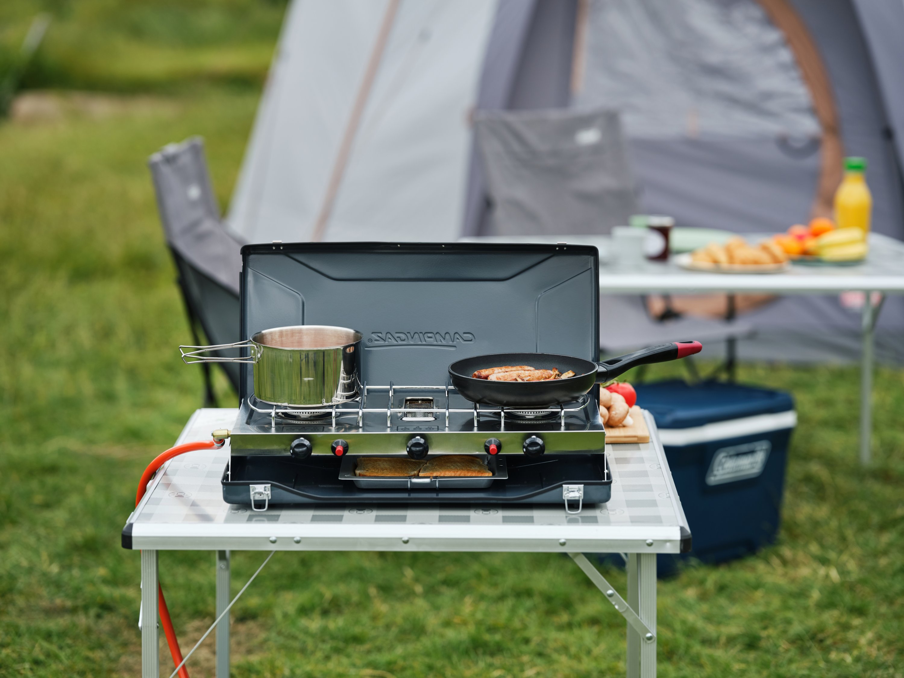 Camping Chef DLX Stainless Infrared Gas Stove Campingaz UK